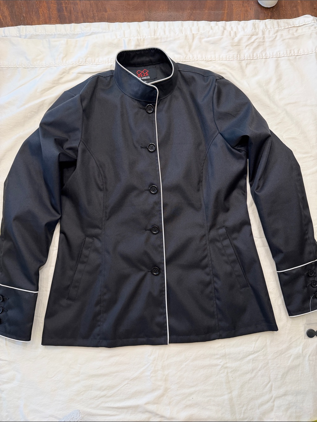 Black Scooter Or Motorcycle Jacket